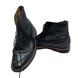 mark monairy England hand made black mens oxford boots 9 1/2